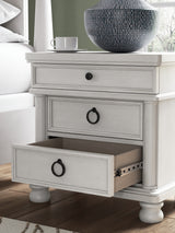 Rowlenstown Antique White Nightstand