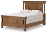 Rowlenstown Brown Poster Bedroom Set angled view