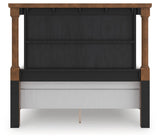 Rowlenstown Brown Poster Bedroom Set view 5