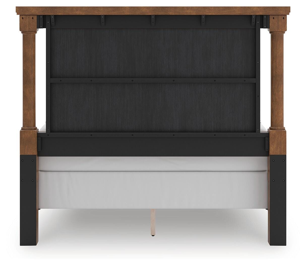 Rowlenstown Brown Poster Bedroom Set view 5