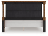 Rowlenstown Brown King Poster Bed