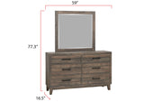 Tacoma Rustic Brown Modern TV Stand, Entertainment Cabinets, Natural Wood And Wood Legs For Living Room - Ella Furniture