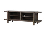 Tacoma Rustic Brown Modern TV Stand, Entertainment Cabinets, Natural Wood And Wood Legs For Living Room - Ella Furniture