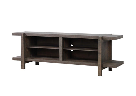Tacoma Rustic Brown Modern TV Stand, Entertainment Cabinets, Natural Wood And Wood Legs For Living Room - Ella Furniture