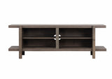 Tacoma Brown Tv Stand, Entertainment Cabinet, Media Console With Wood Finish And Wood Legs for Living Room - Ella Furniture