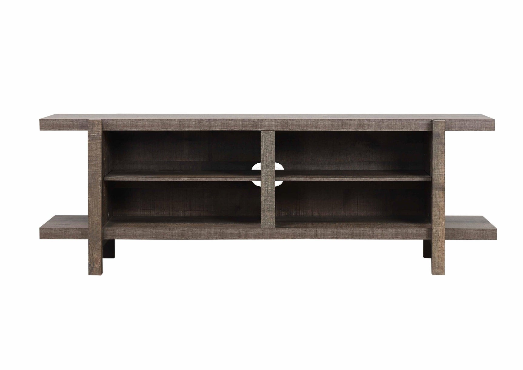 Tacoma Brown Tv Stand, Entertainment Cabinet, Media Console With Wood Finish And Wood Legs for Living Room - Ella Furniture