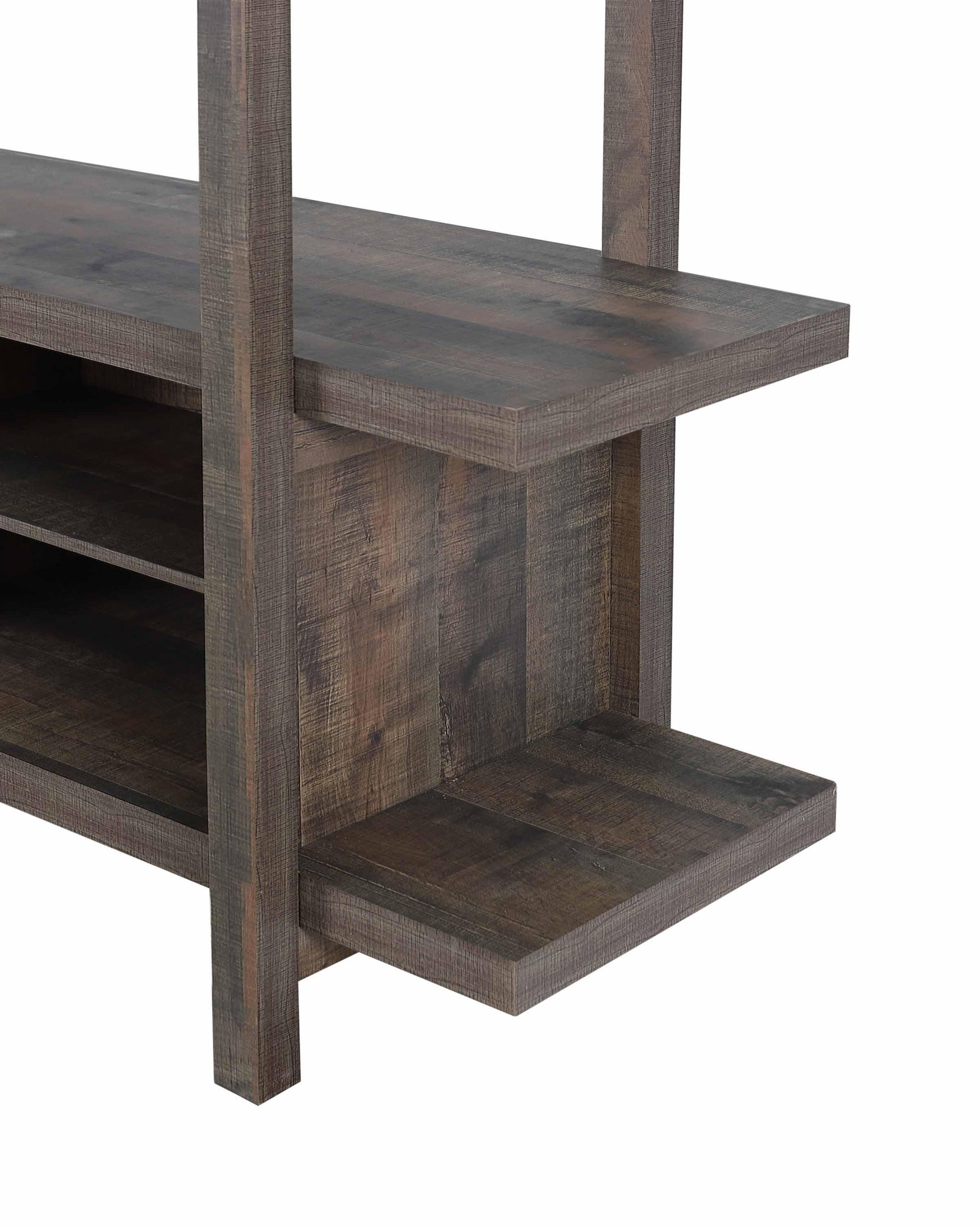 Tacoma Brown Tv Stand, Entertainment Cabinet, Media Console With Wood Finish And Wood Legs for Living Room - Ella Furniture