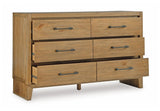 Sherbana Light Brown Dresser