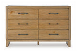 Sherbana Light Brown Dresser