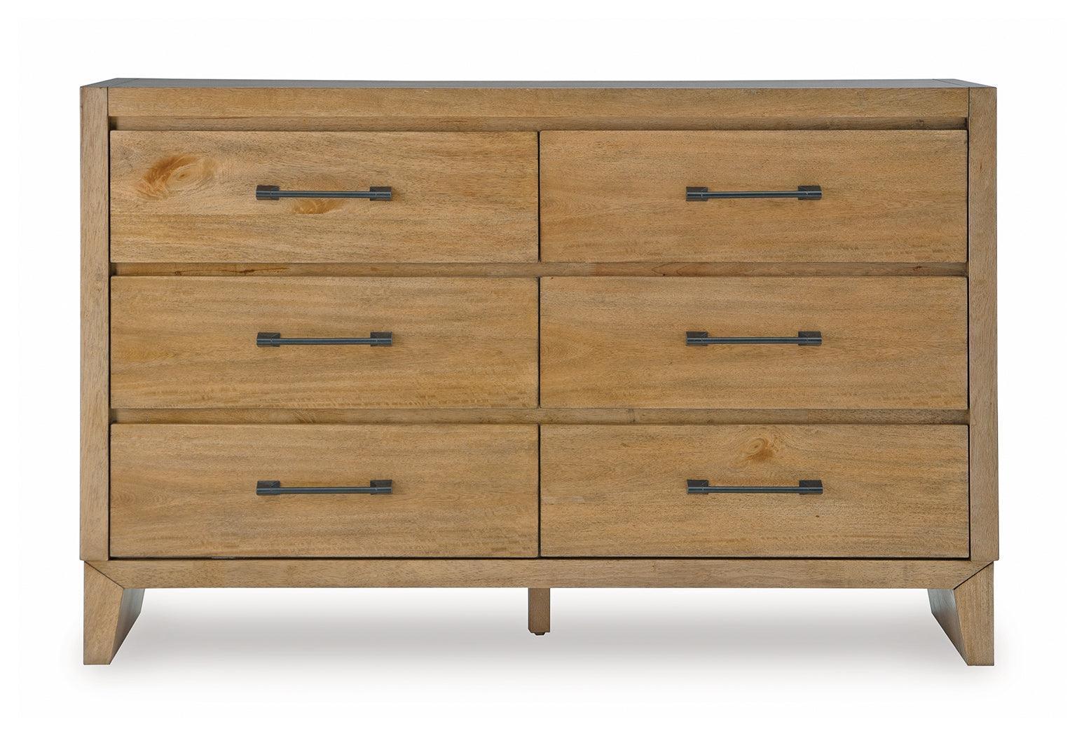 Sherbana Light Brown Dresser