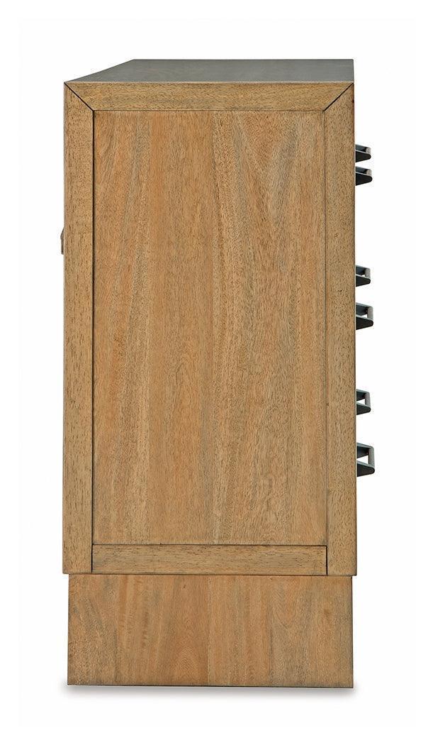 Sherbana Light Brown Dresser