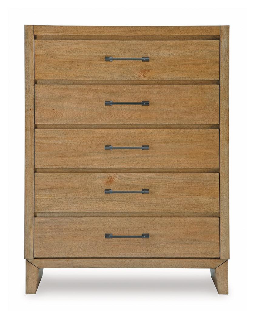Sherbana Light Brown Chest of Drawers