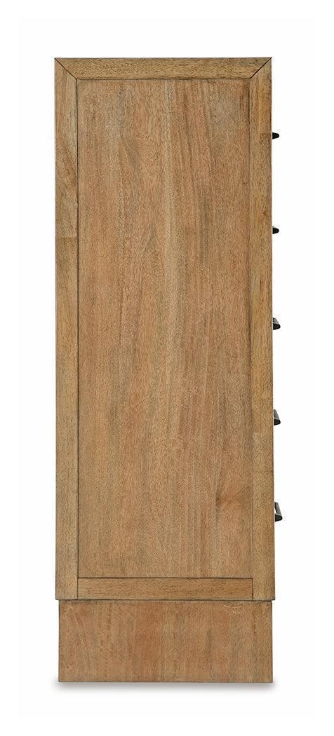 Sherbana Light Brown Chest of Drawers