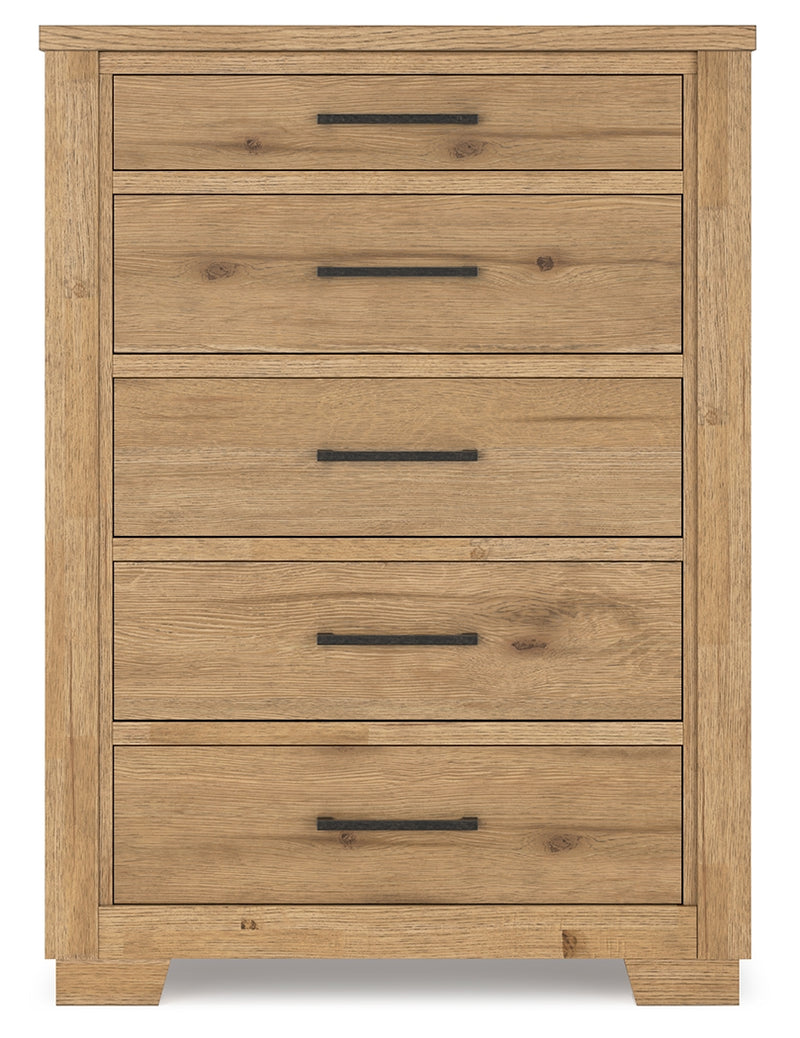 Galliden Light Brown Chest Of Drawers