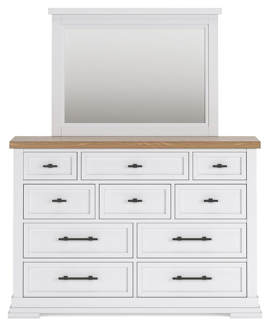 Ashbryn White/Natural Panel Storage Bedroom Set view 11
