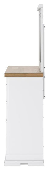 Ashbryn White/Natural Panel Storage Bedroom Set view 15