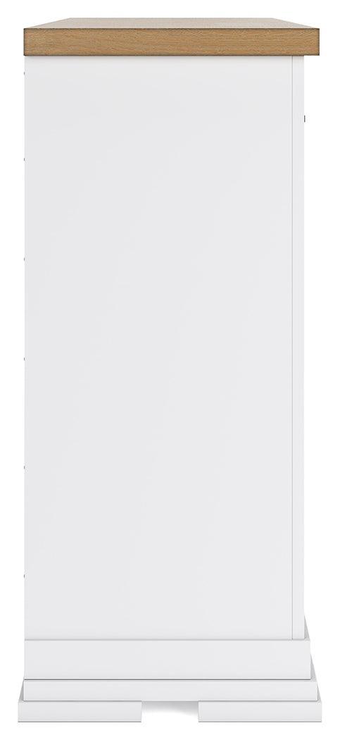 Ashbryn White/natural Dresser - Ella Furniture