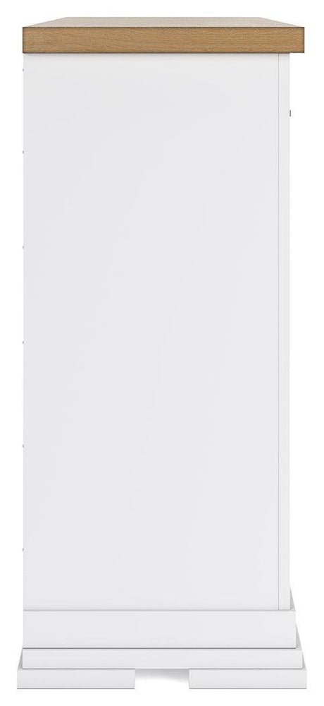 Ashbryn White/natural Dresser - Ella Furniture