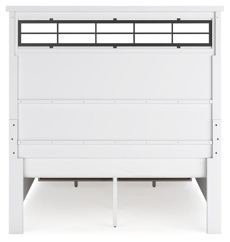 Ashbryn White/Natural Panel Storage Bedroom Set view 6