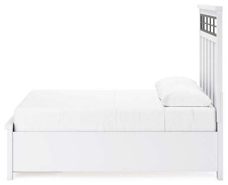 Ashbryn White/Natural Panel Storage Bedroom Set view 7