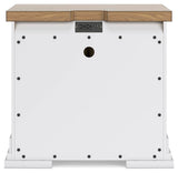 Ashbryn White/Natural Panel Storage Bedroom Set view 21