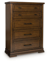 Taffenbrook Medium Brown Chest of Drawers