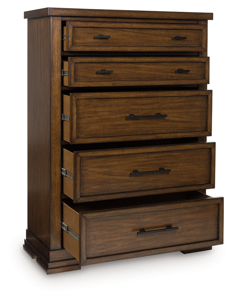 Taffenbrook Medium Brown Dresser – Ella Furniture Taffenbrook Medium Brown Dresser – Ella Furniture
