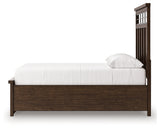 Taffenbrook Medium Brown Queen Panel Storage Bed