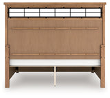 Taffenbrook Medium Brown King Panel Storage Bed