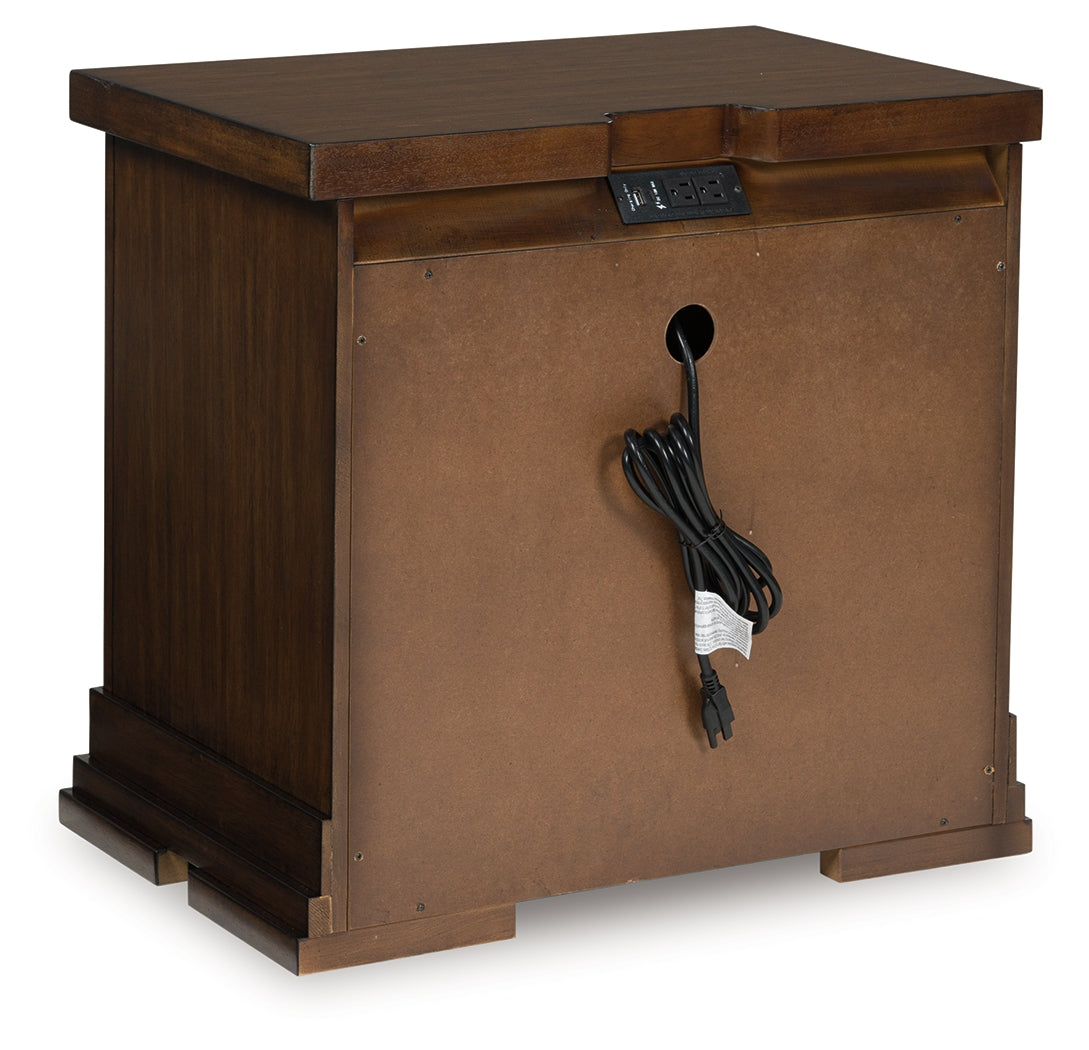 Taffenbrook Medium Brown Nightstand