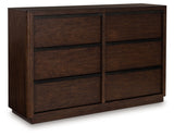 Dilenno Dark Brown Dresser