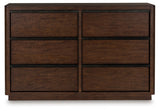 Dilenno Dark Brown Dresser