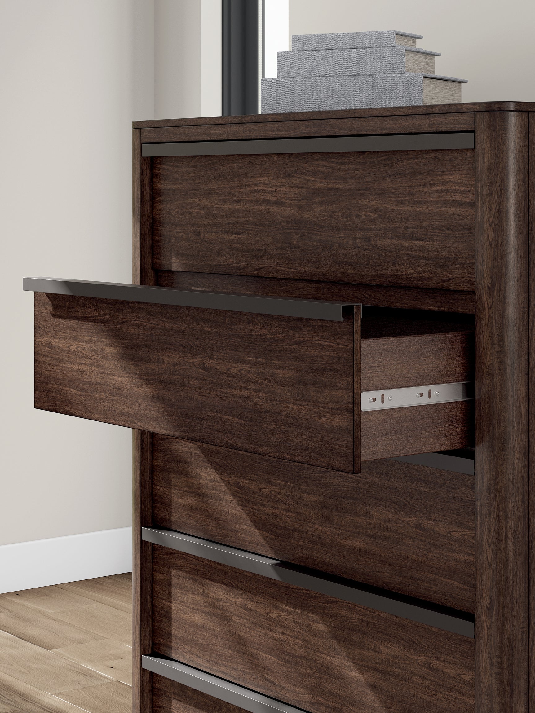 Dilenno Dark Brown Chest of Drawers