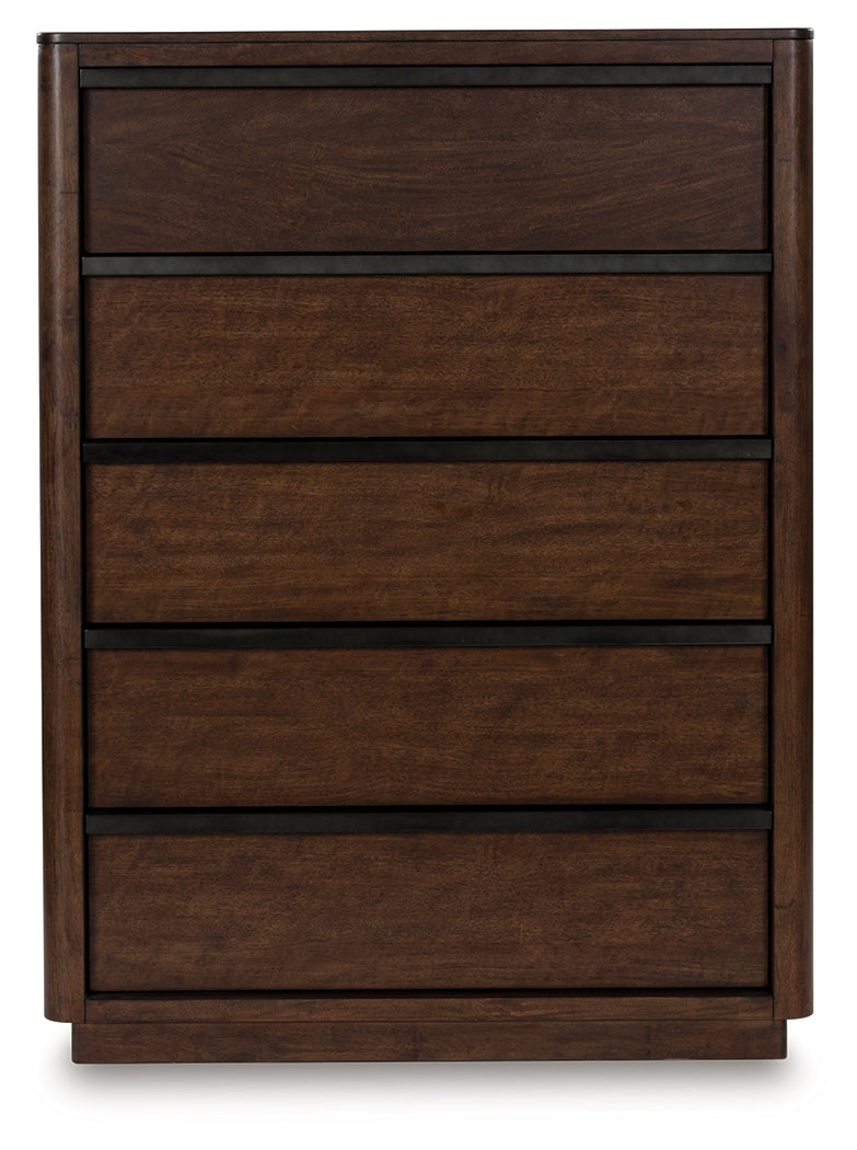 Dilenno Dark Brown Chest of Drawers