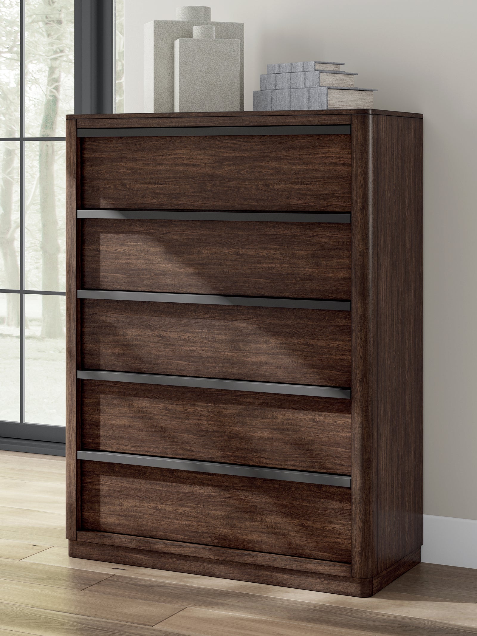 Dilenno Dark Brown Chest of Drawers