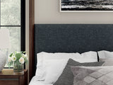 Dilenno Dark Brown Queen Canopy Bed