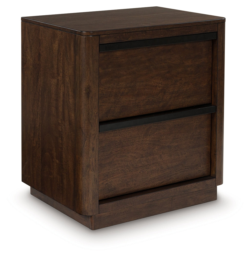 Dilenno Dark Brown Nightstand