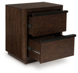 Dilenno Dark Brown Nightstand