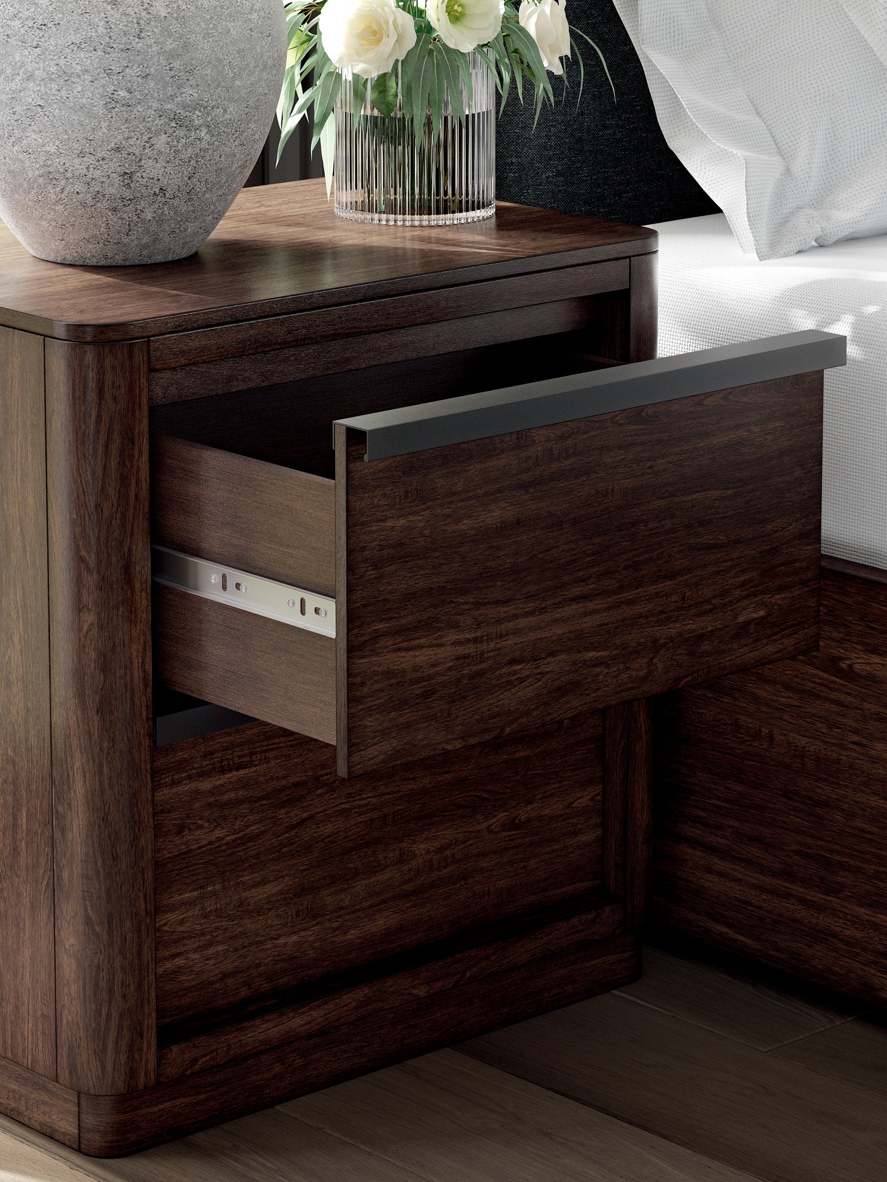 Dilenno Dark Brown Nightstand