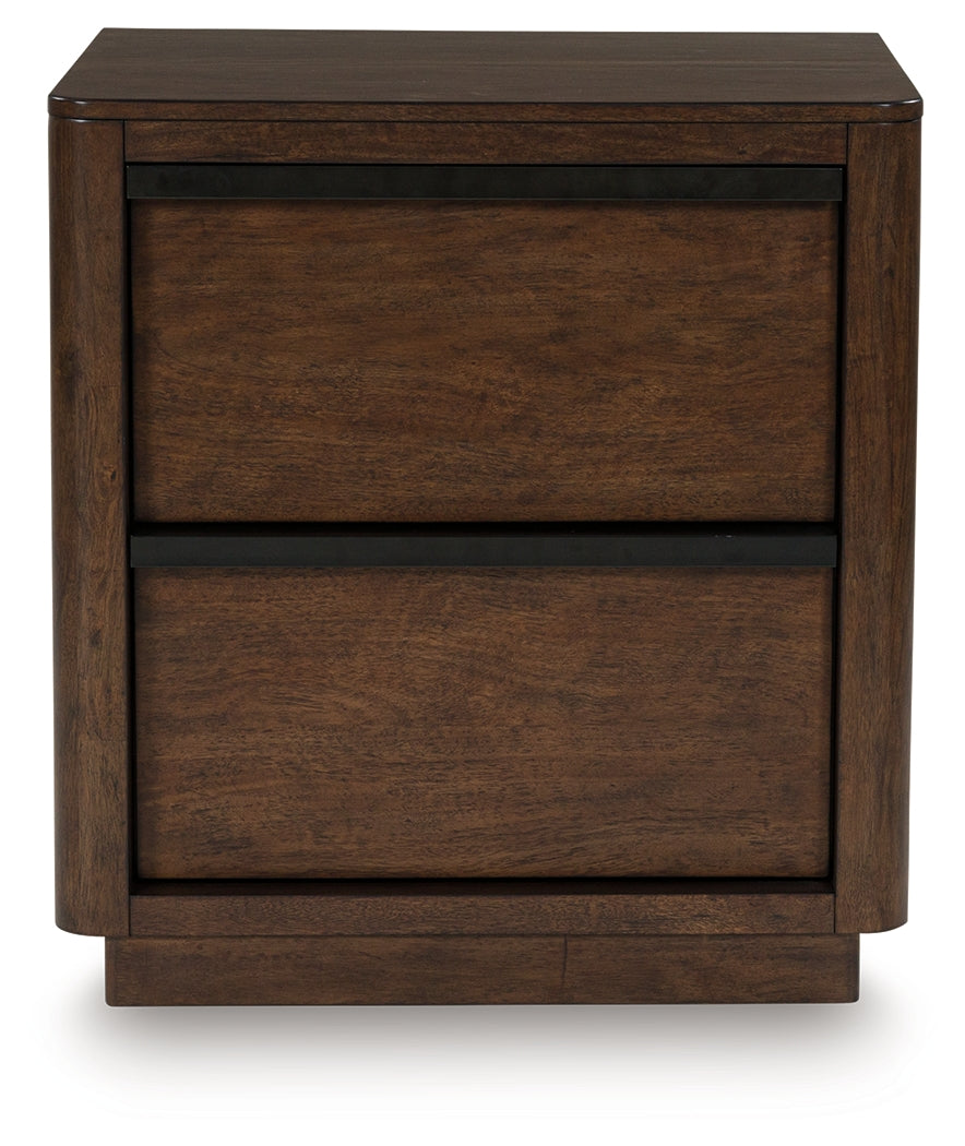 Dilenno Dark Brown Nightstand