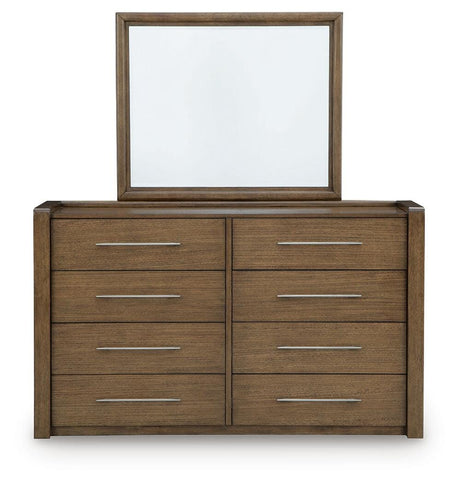 Marxmore Brown Dresser and Mirror view 3