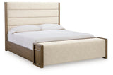 Marxmore Brown Queen Upholstered Storage Bed from Ella Furniture
