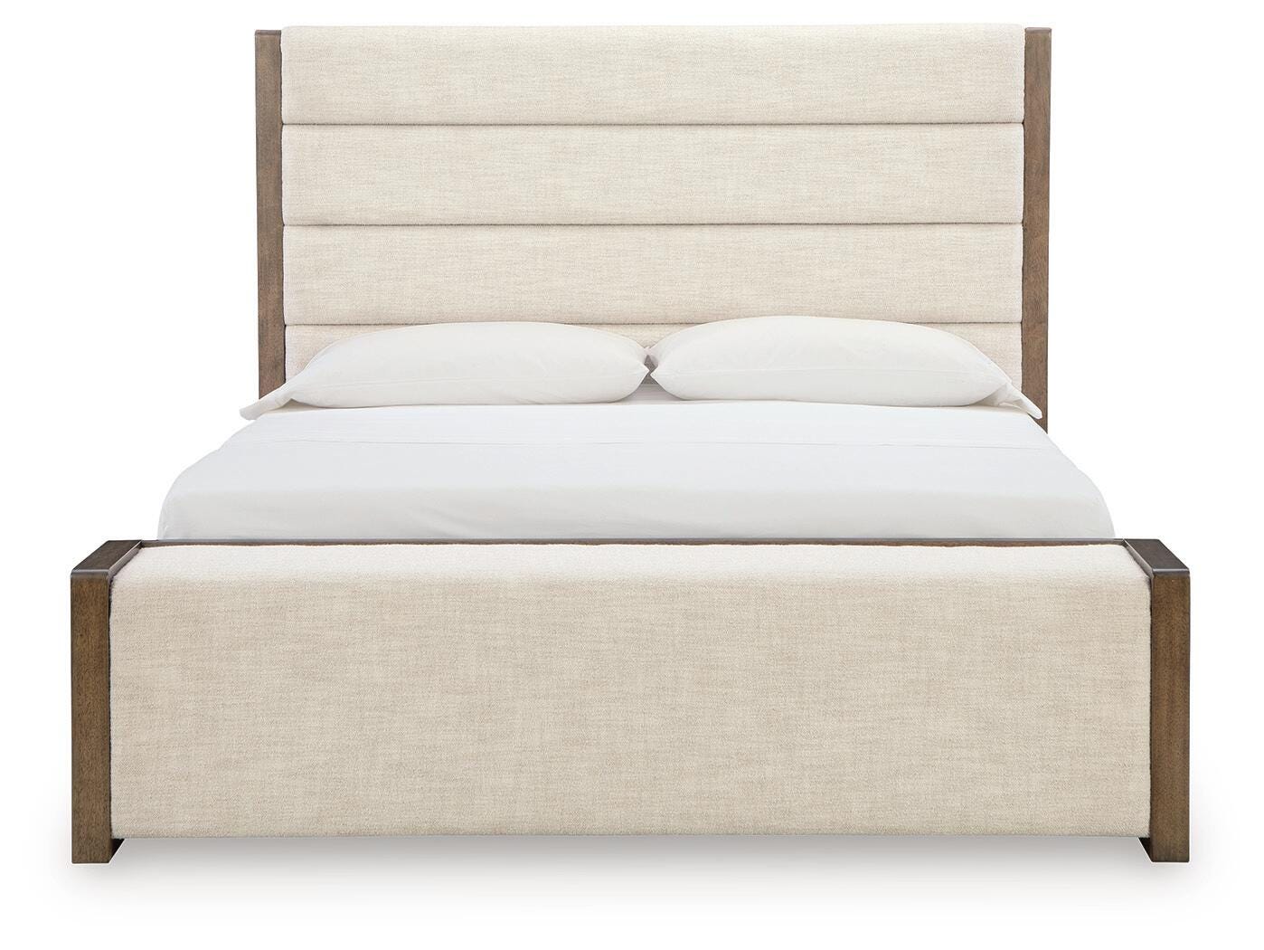 Marxmore Brown Queen Upholstered Storage Bed view 3