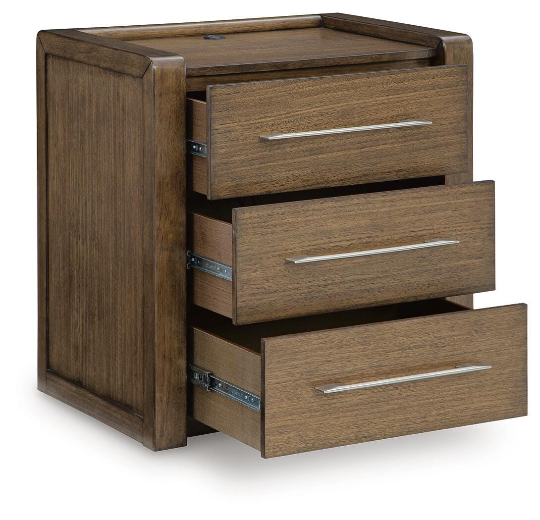 Marxmore Brown Nightstand angled view
