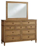 Sharlance Brown Dresser and Mirror