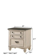 Sawyer Cream/Brown Modern And Classic Wood King Panel Bed - Ella Furniture
