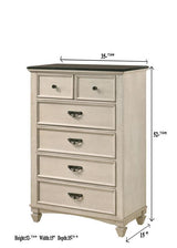 Sawyer Cream/Brown Modern And Classic Wood King Panel Bed - Ella Furniture