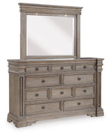 Blairhurst Light Grayish Brown Panel Bedroom Set angled view