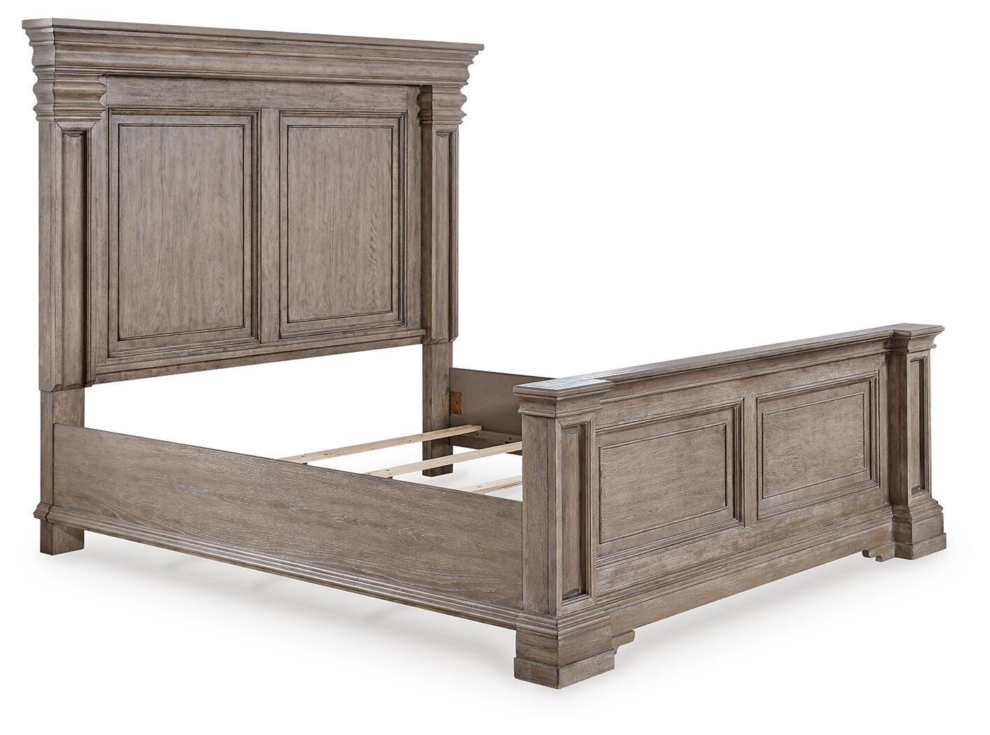 Blairhurst Light Grayish Brown Panel Bedroom Set angled view