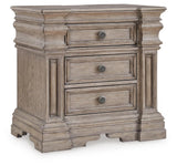 Blairhurst Light Grayish Brown Panel Bedroom Set angled view